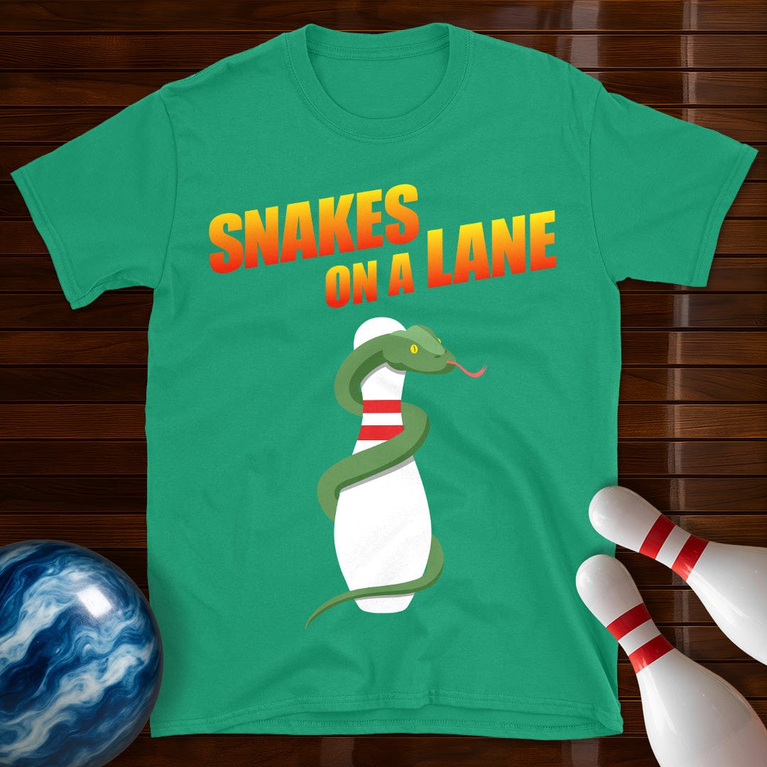 Snakes On A Lane Bowling T-Shirt