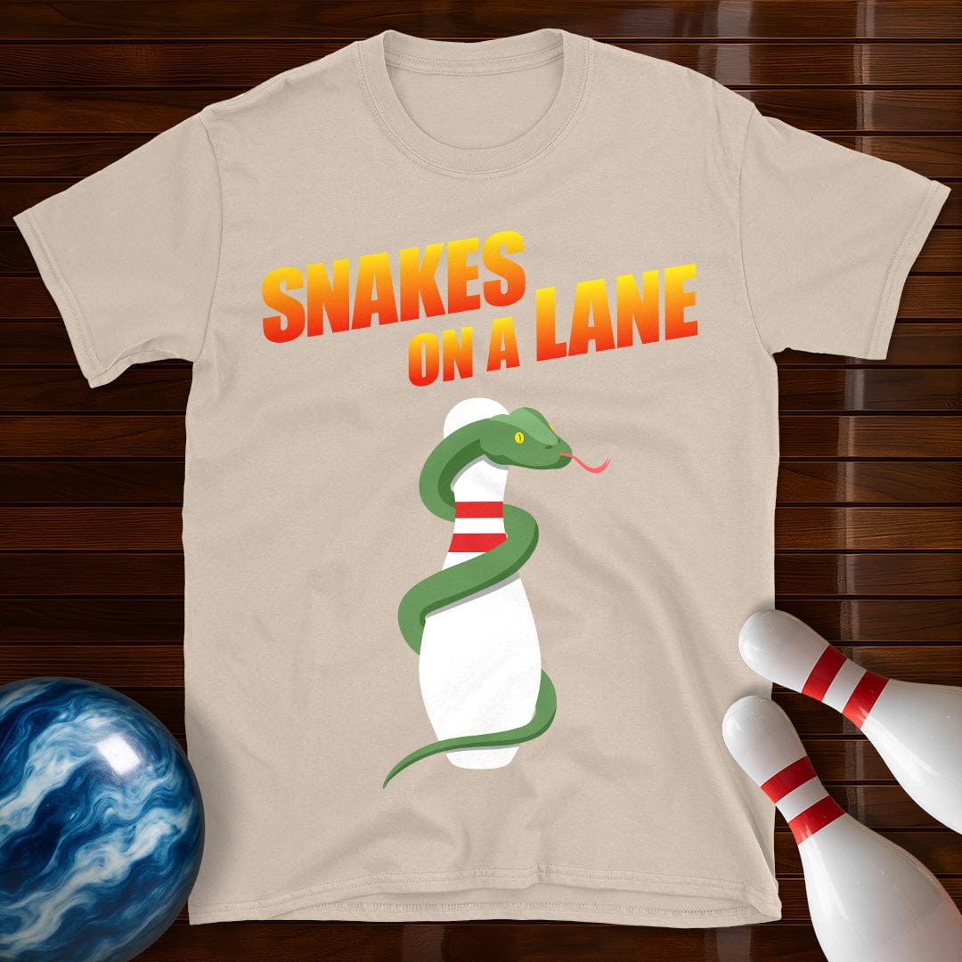 Snakes On A Lane Bowling T-Shirt
