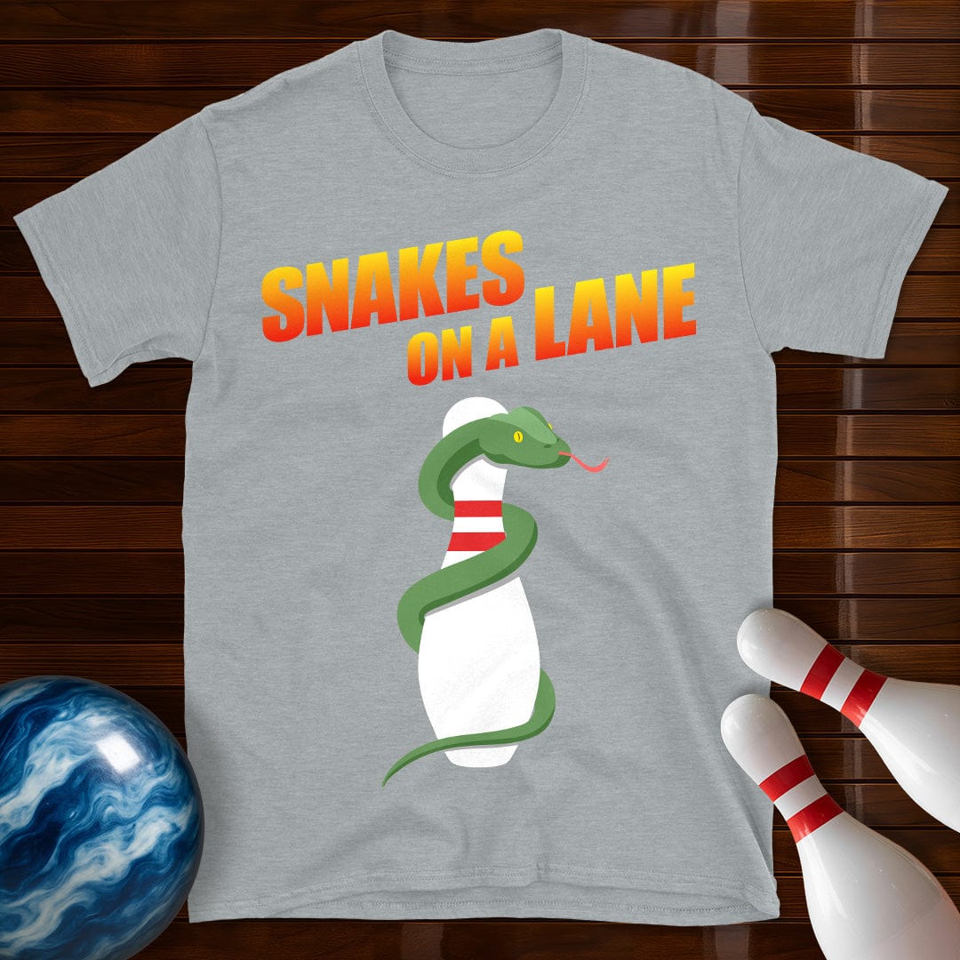 Snakes On A Lane Bowling T-Shirt