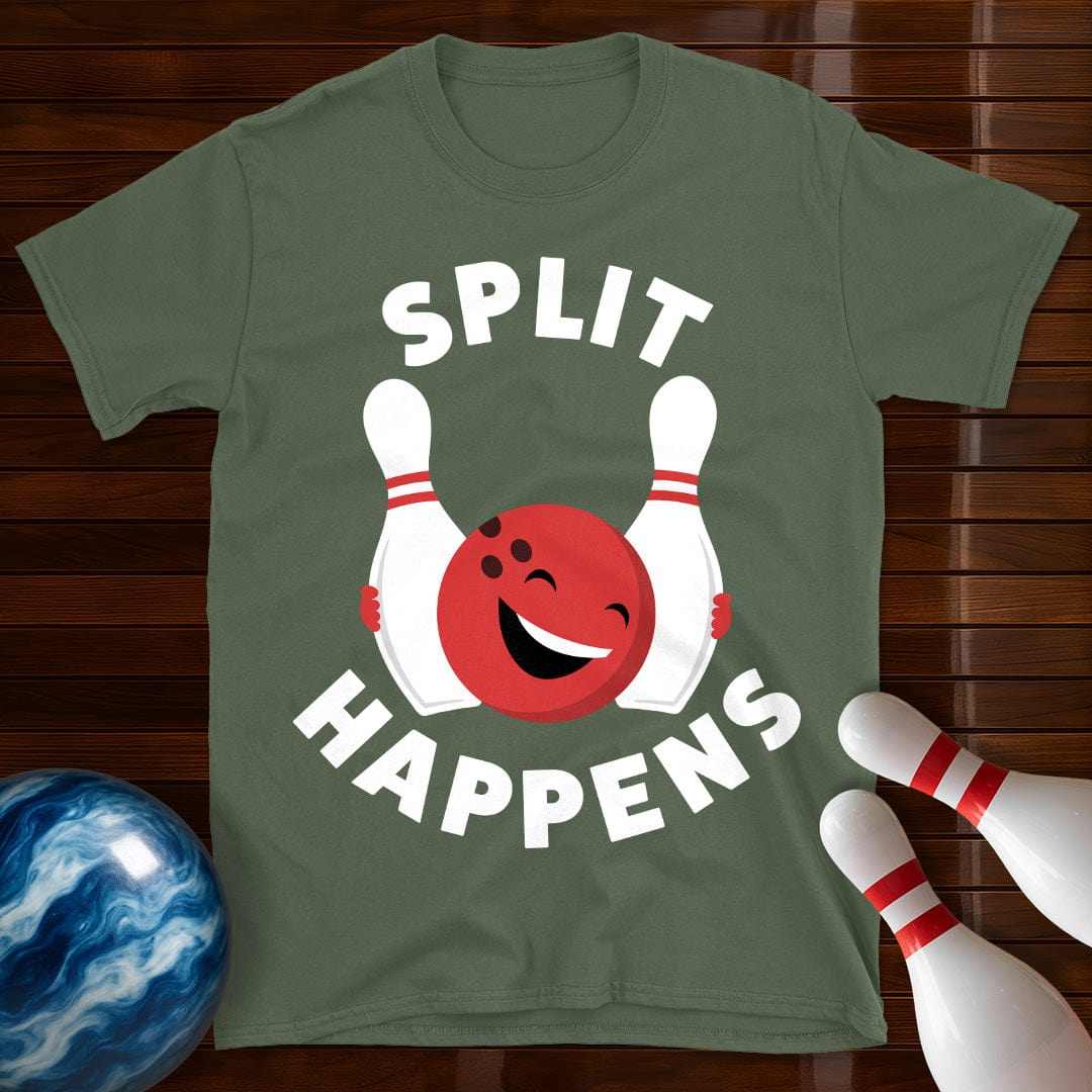 Split Happens Bowling T-Shirt