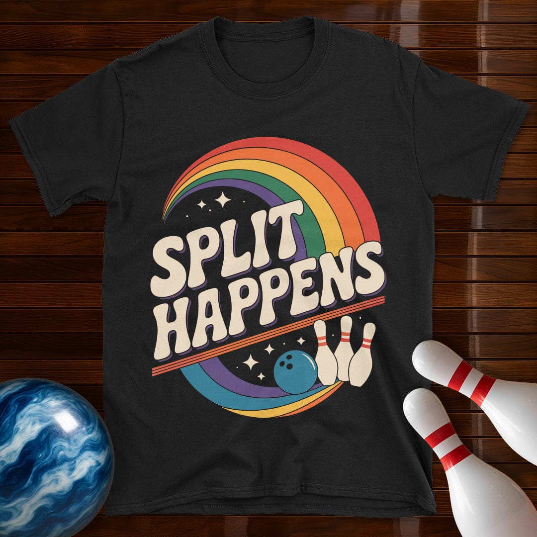 Split Happens Colorful Bowling Shirt