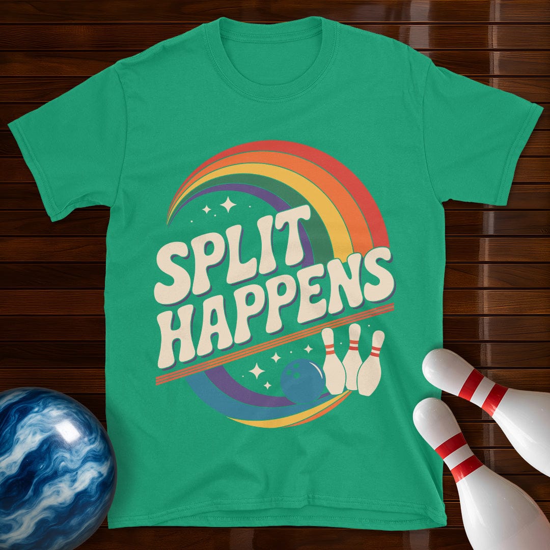 Split Happens Colorful Bowling Shirt