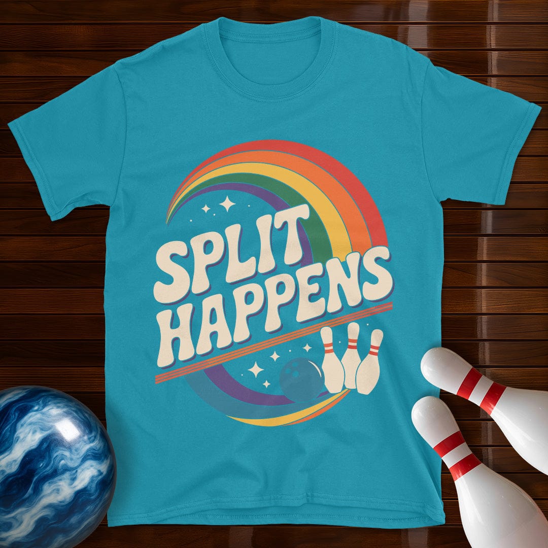 Split Happens Colorful Bowling Shirt