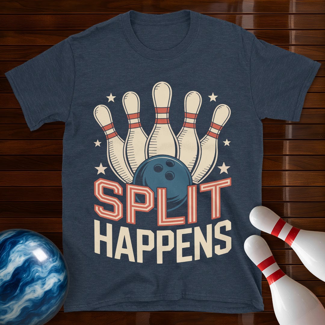 Split Happens Funny Bowling Tee