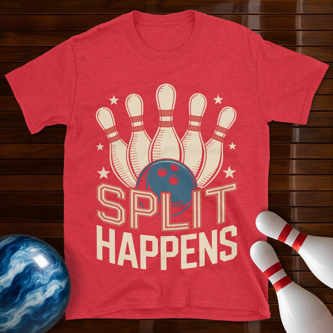 Split Happens Funny Bowling Tee