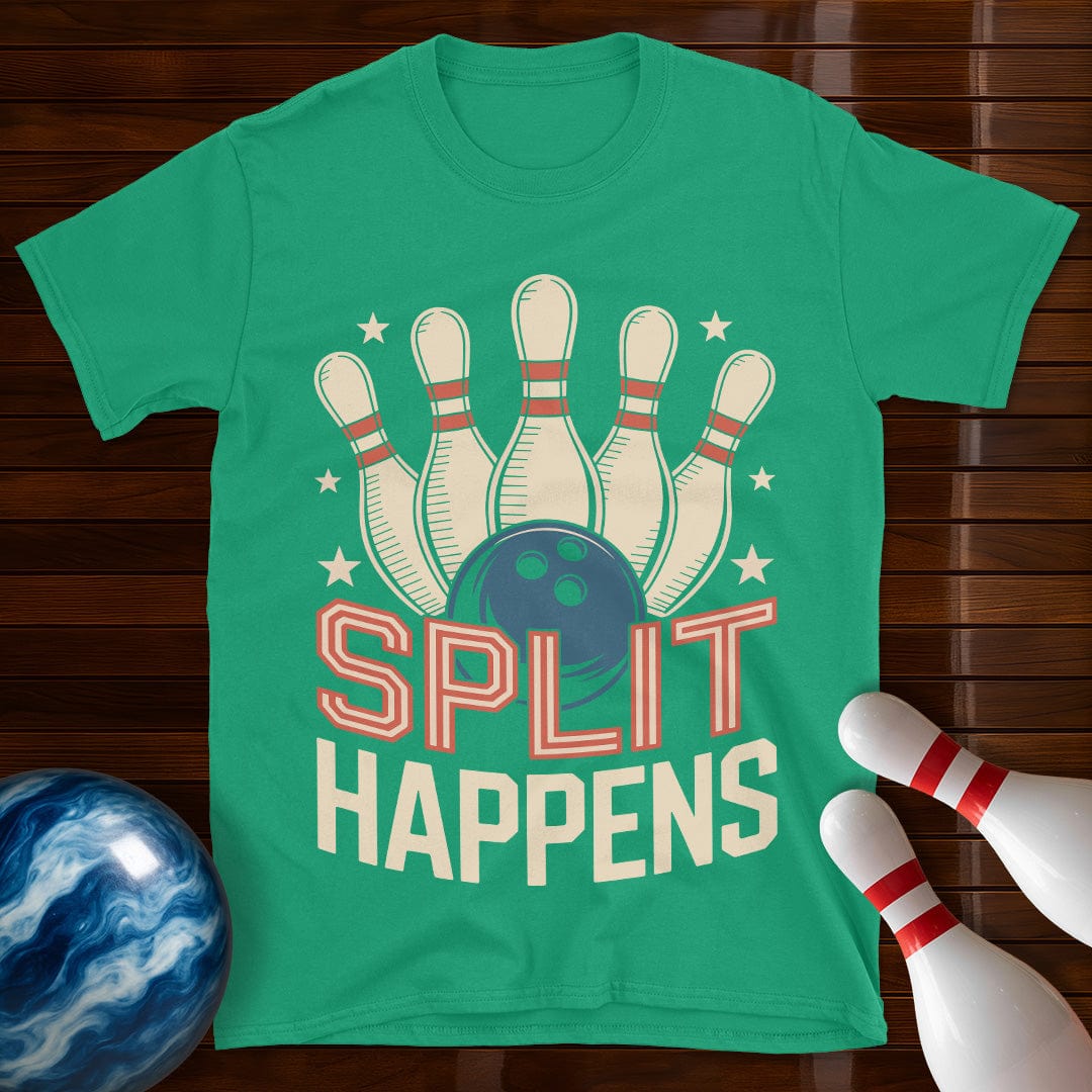 Split Happens Funny Bowling Tee