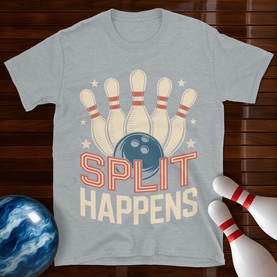 Split Happens Funny Bowling Tee