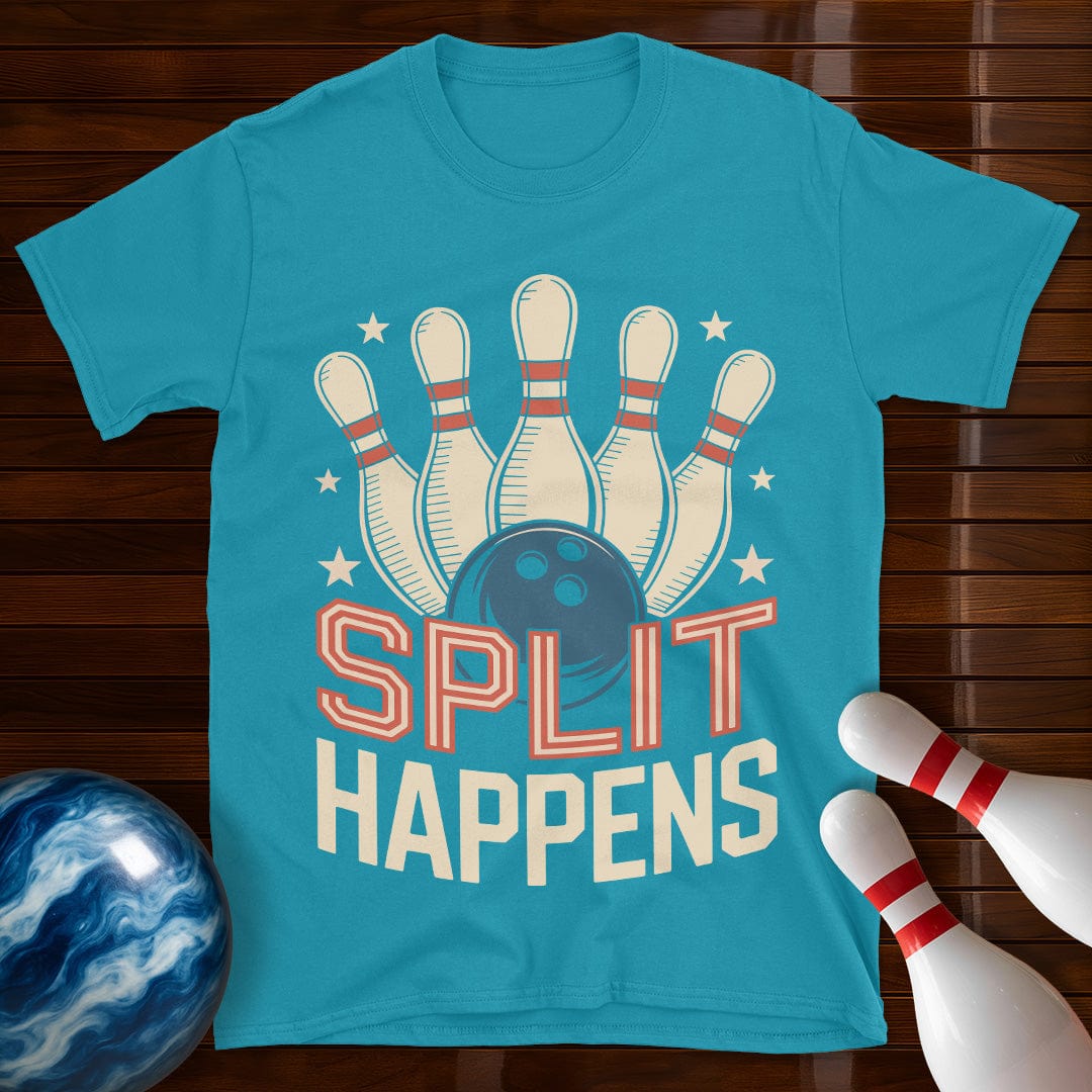 Split Happens Funny Bowling Tee