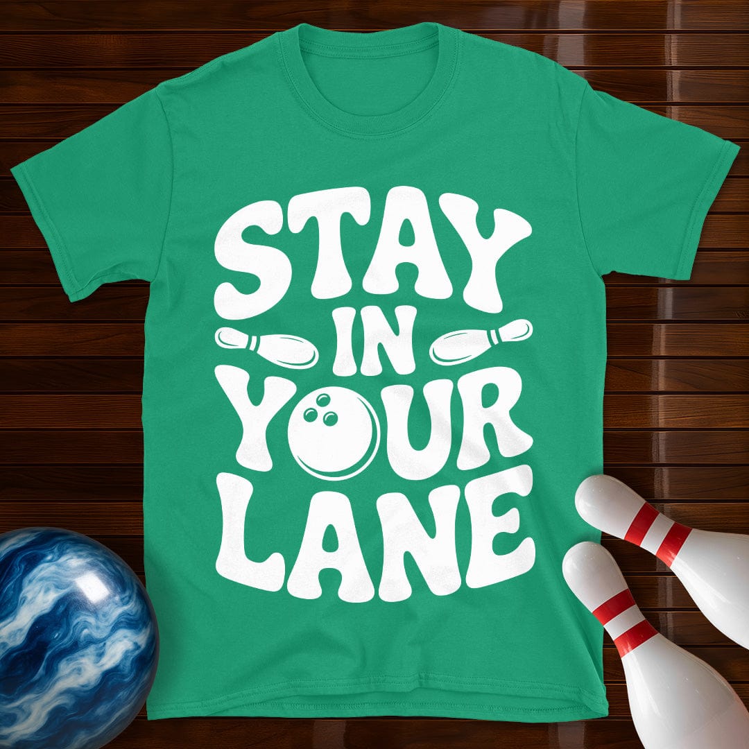 Stay In Your Lane Vintage Bowling Tee
