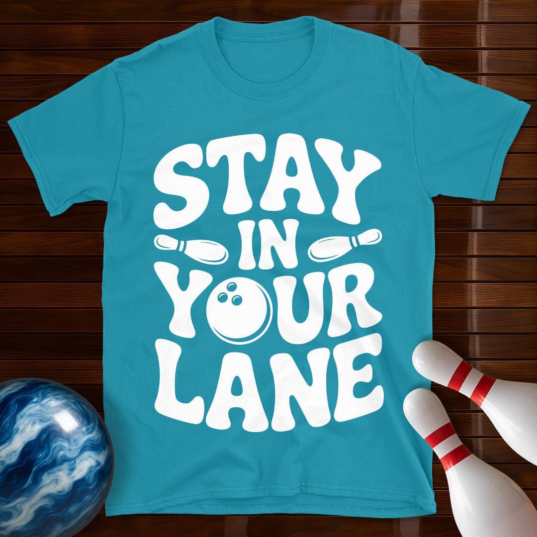 Stay In Your Lane Vintage Bowling Tee