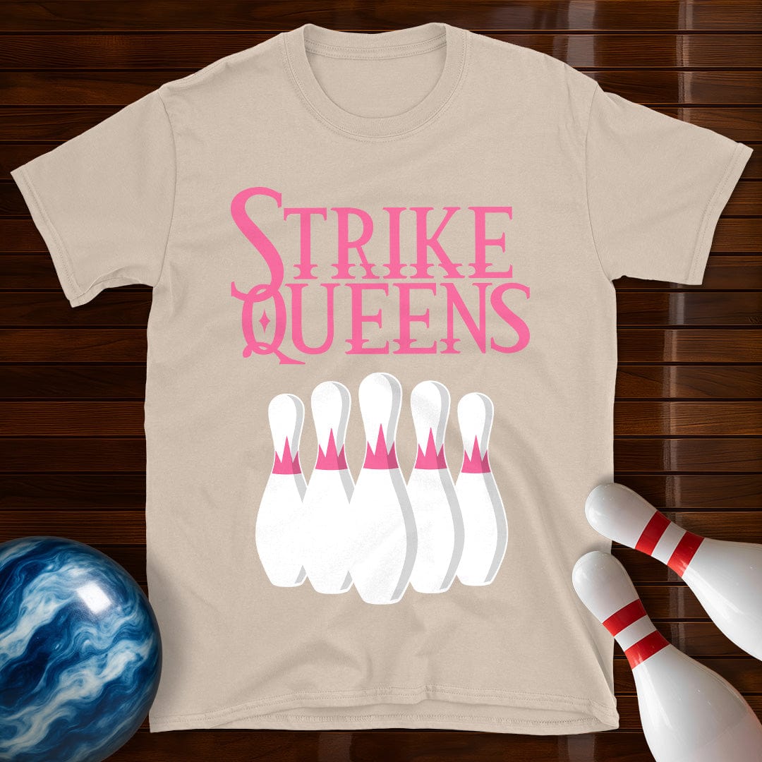 Strike Queens Bowling Team T-Shirt