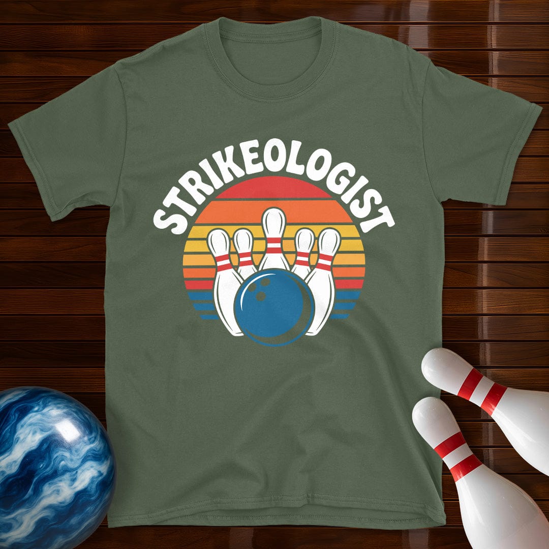 Strikeologist Retro Bowling Tee