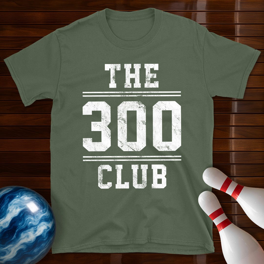 The 300 Club Perfect Bowling Game T-Shirt