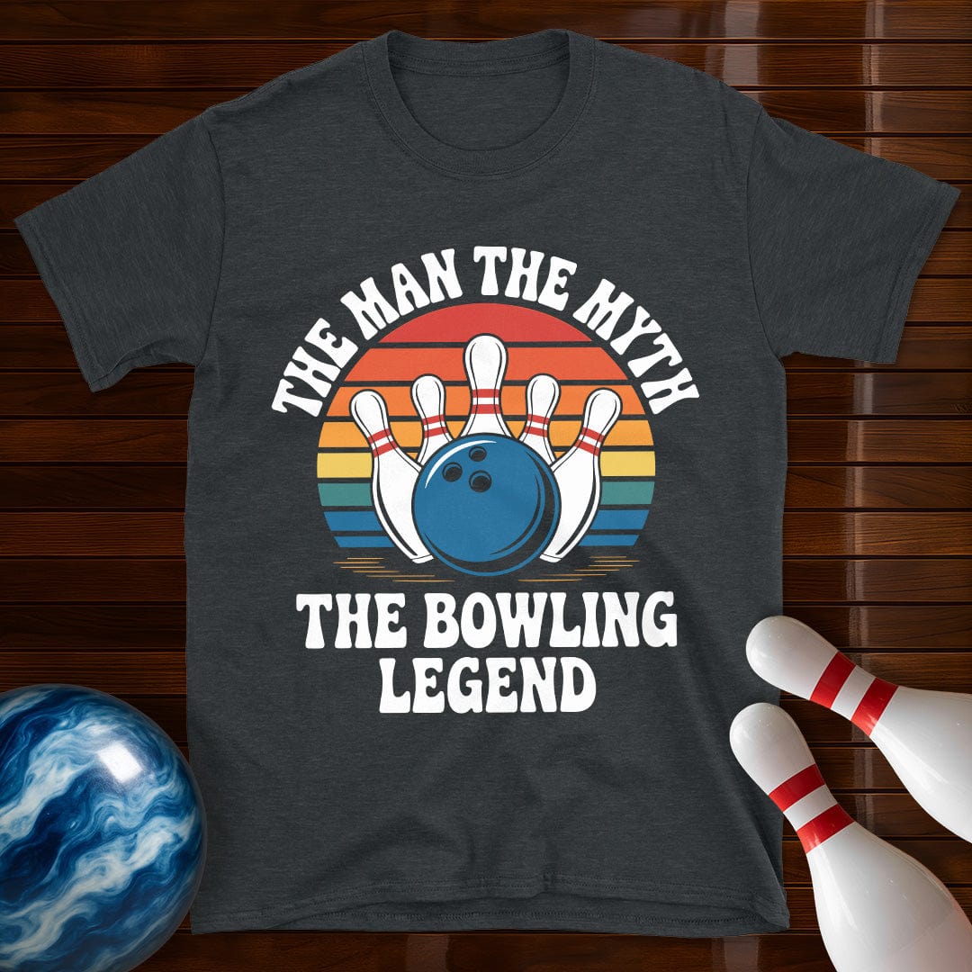 The Man The Myth The Bowling Legend Retro Tee