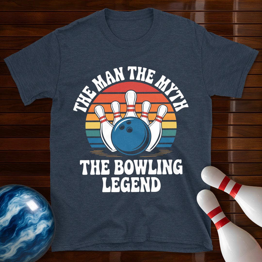The Man The Myth The Bowling Legend Retro Tee