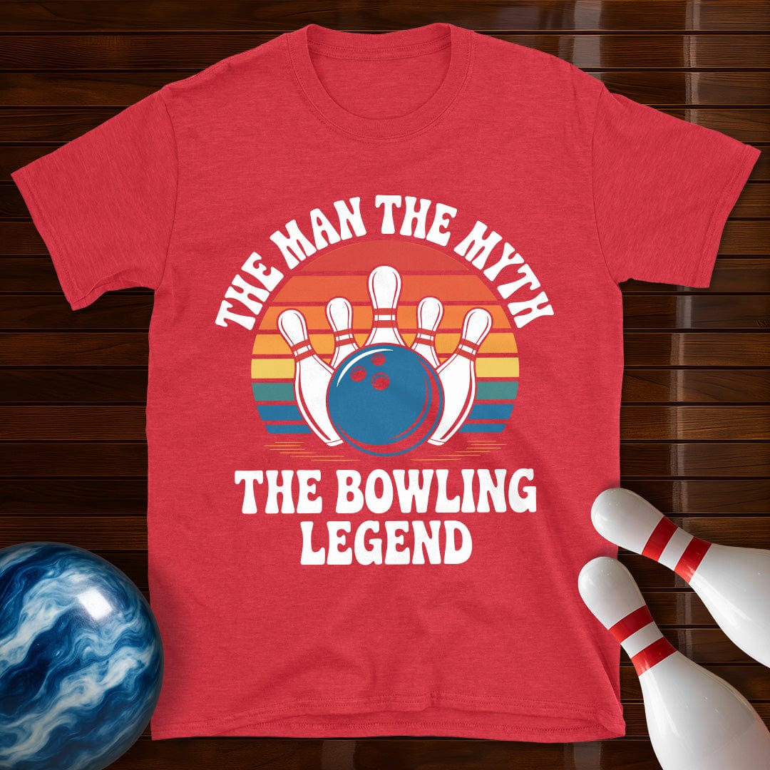 The Man The Myth The Bowling Legend Retro Tee