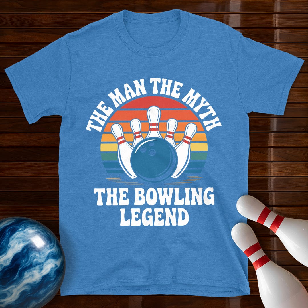 The Man The Myth The Bowling Legend Retro Tee