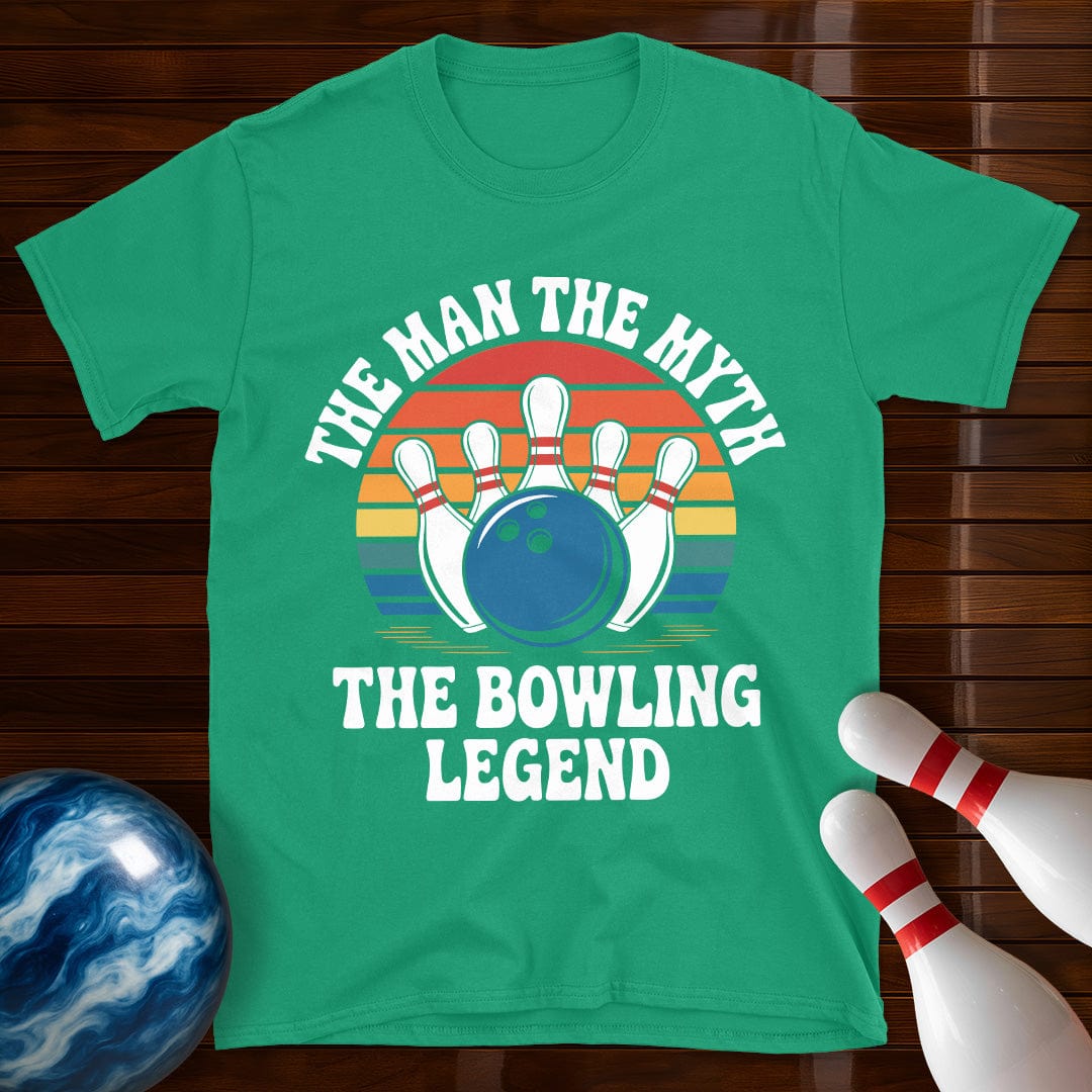 The Man The Myth The Bowling Legend Retro Tee
