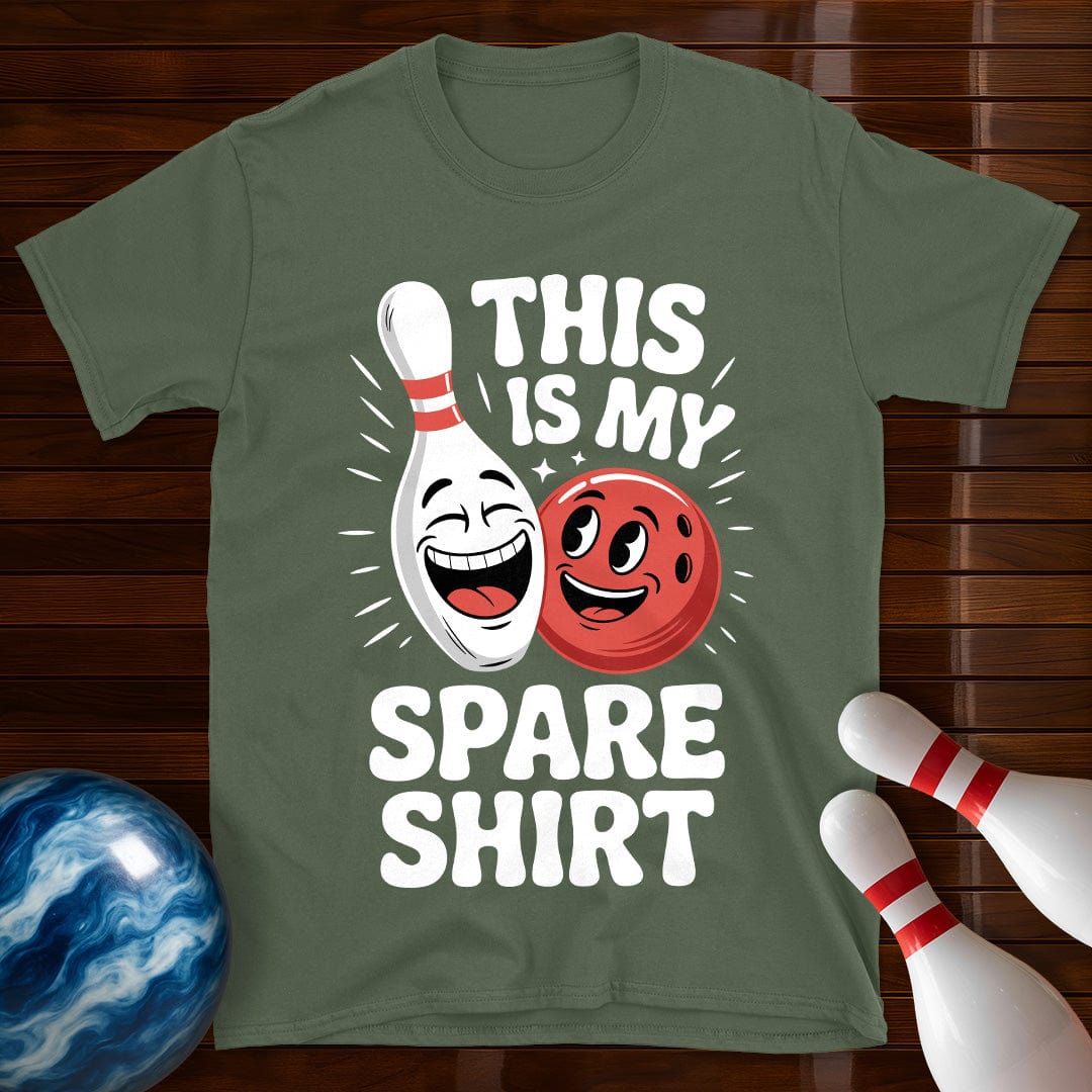 This Is My Spare Shirt Bowling T-Shirt
