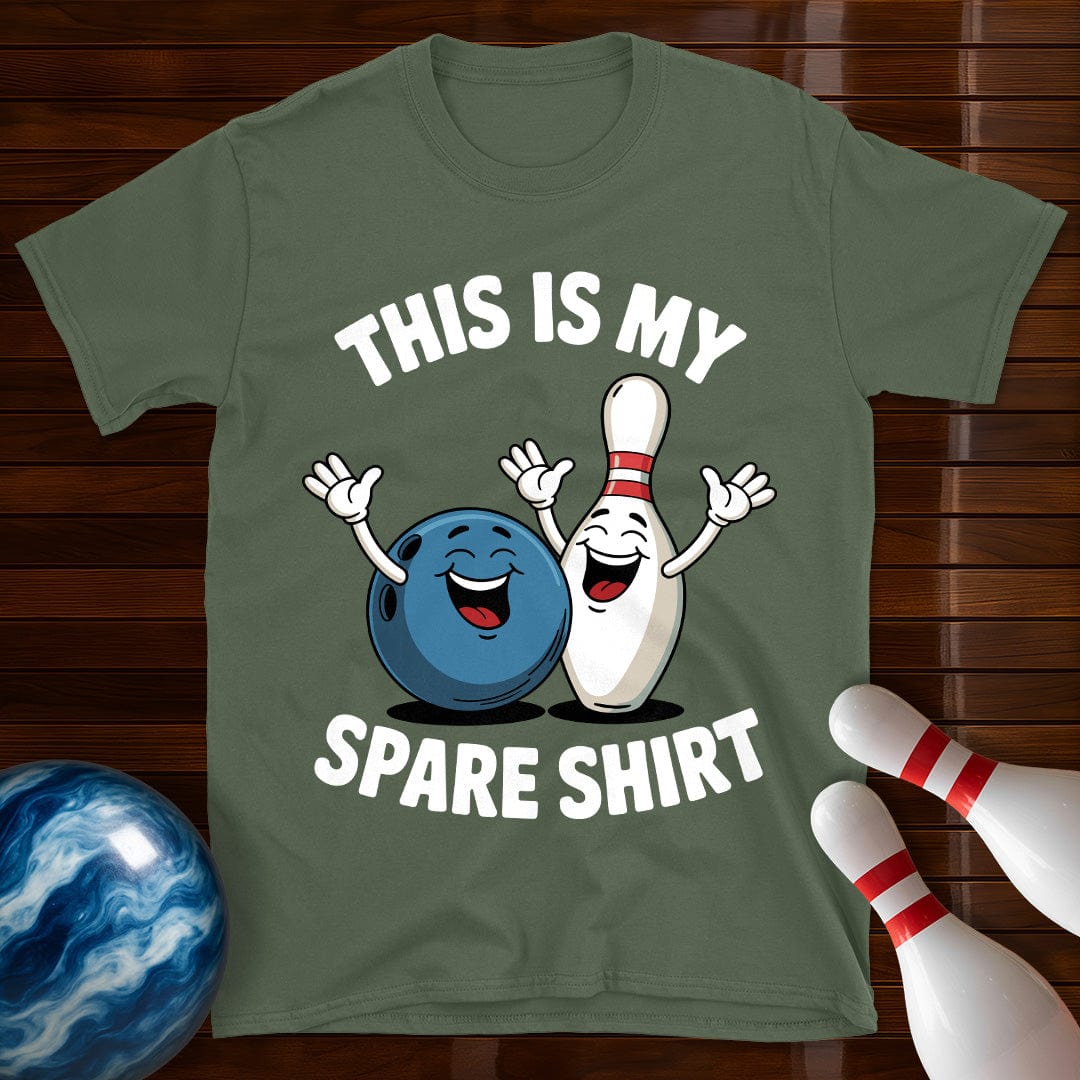 This Is My Spare Shirt Funny Bowling T-Shirt