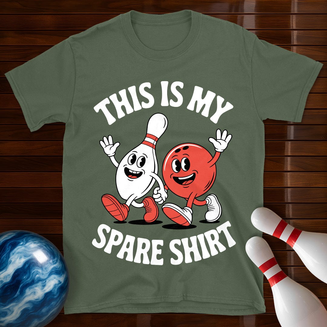 This Is My Spare Shirt Retro Bowling T-Shirt