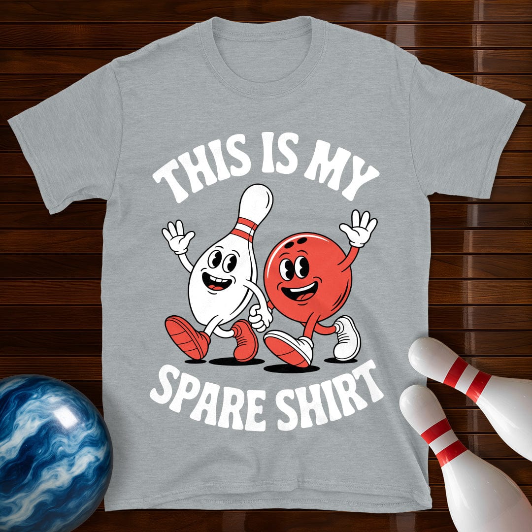 This Is My Spare Shirt Retro Bowling T-Shirt