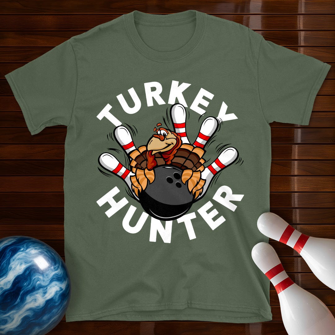 Turkey Hunter Bowling T-Shirt