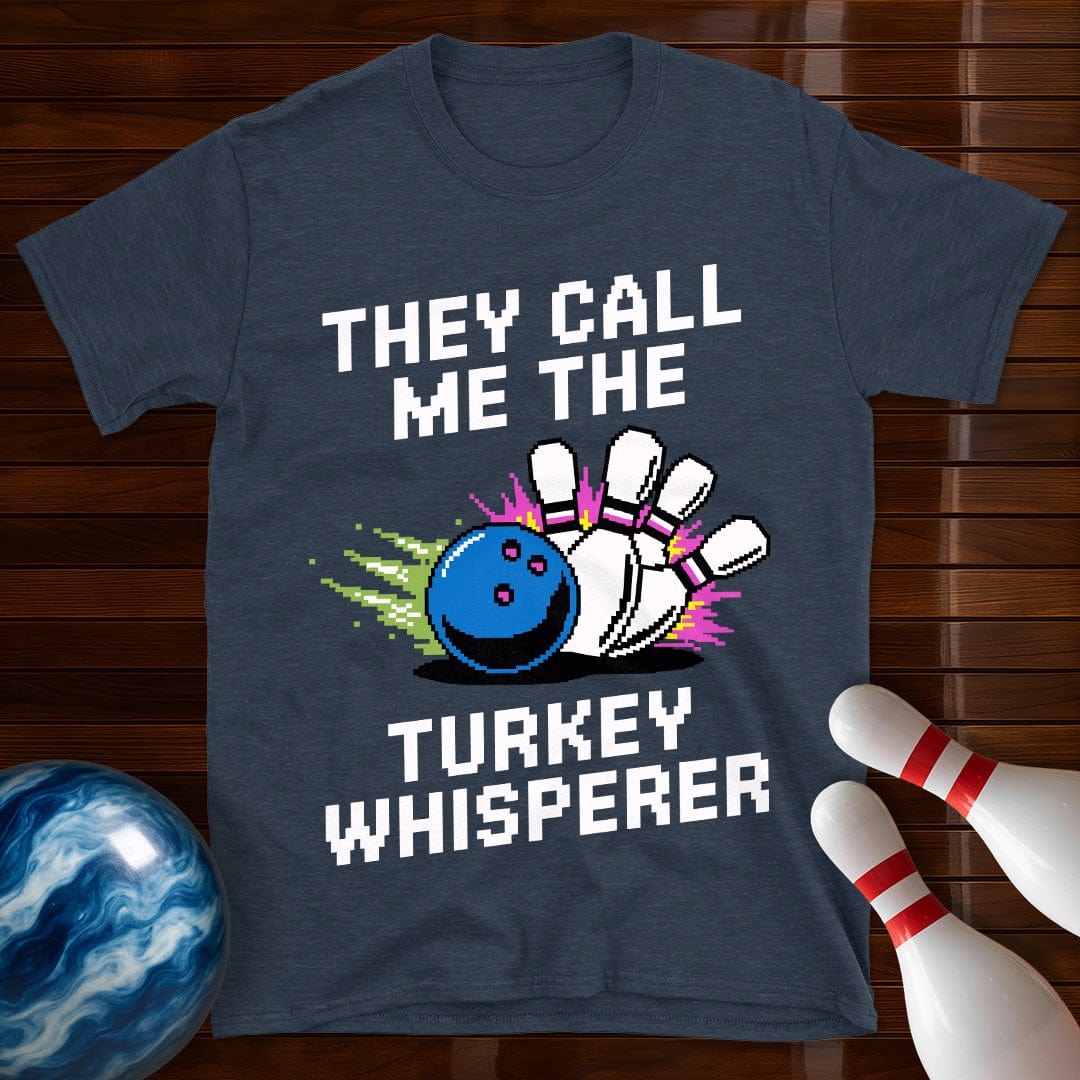 Turkey Whisperer Retro Bowling T-Shirt