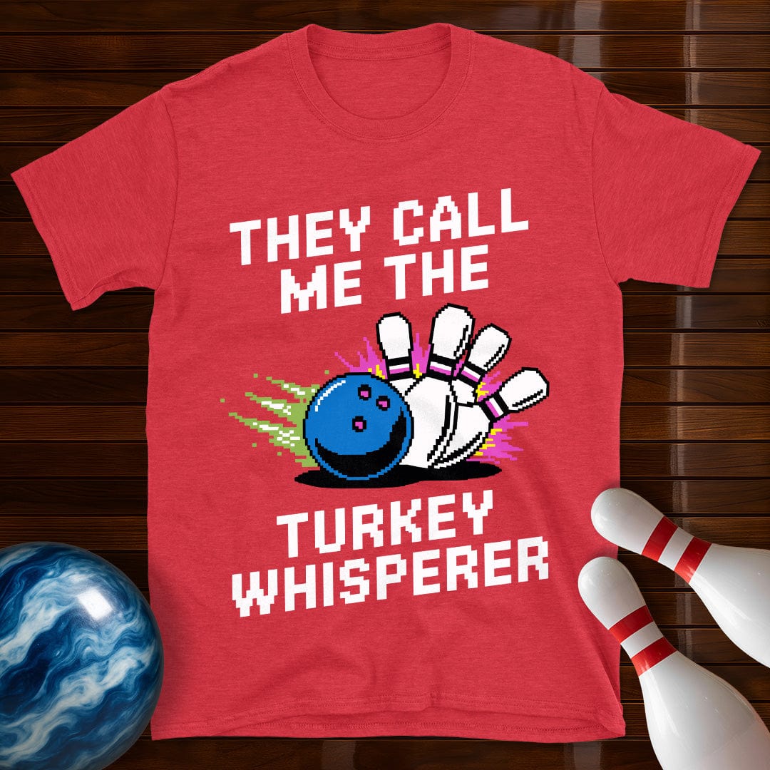 Turkey Whisperer Retro Bowling T-Shirt