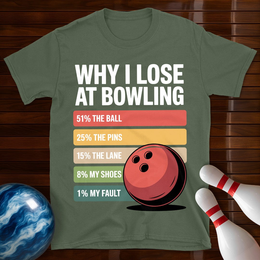 Why I Lose At Bowling T-Shirt