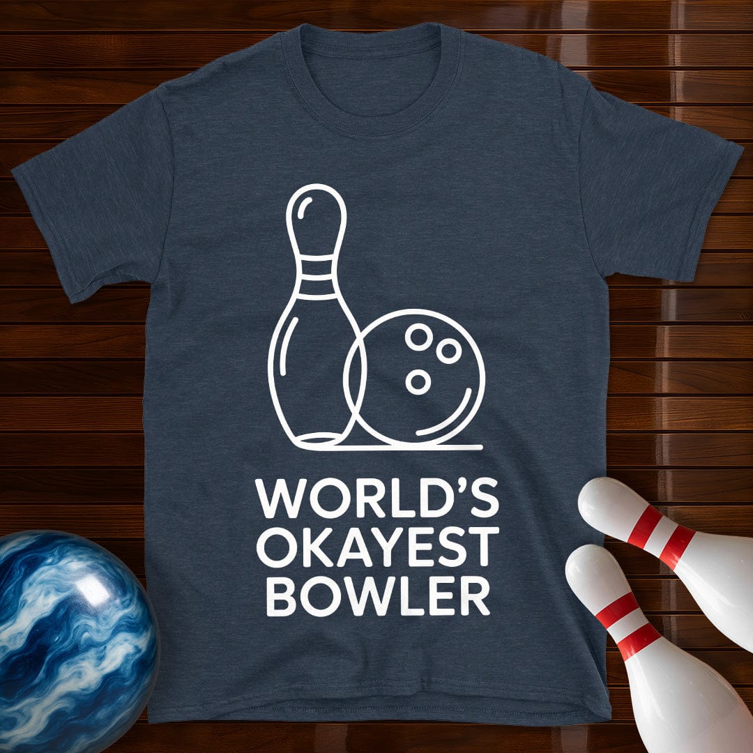 World's Okayest Bowler Bowling Tee