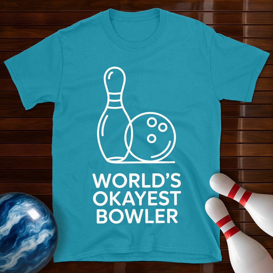 World's Okayest Bowler Bowling Tee