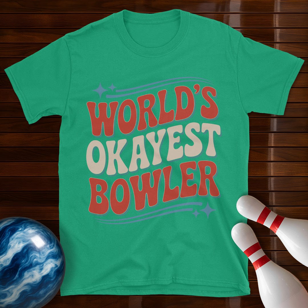 World's Okayest Bowler Funny Shirt