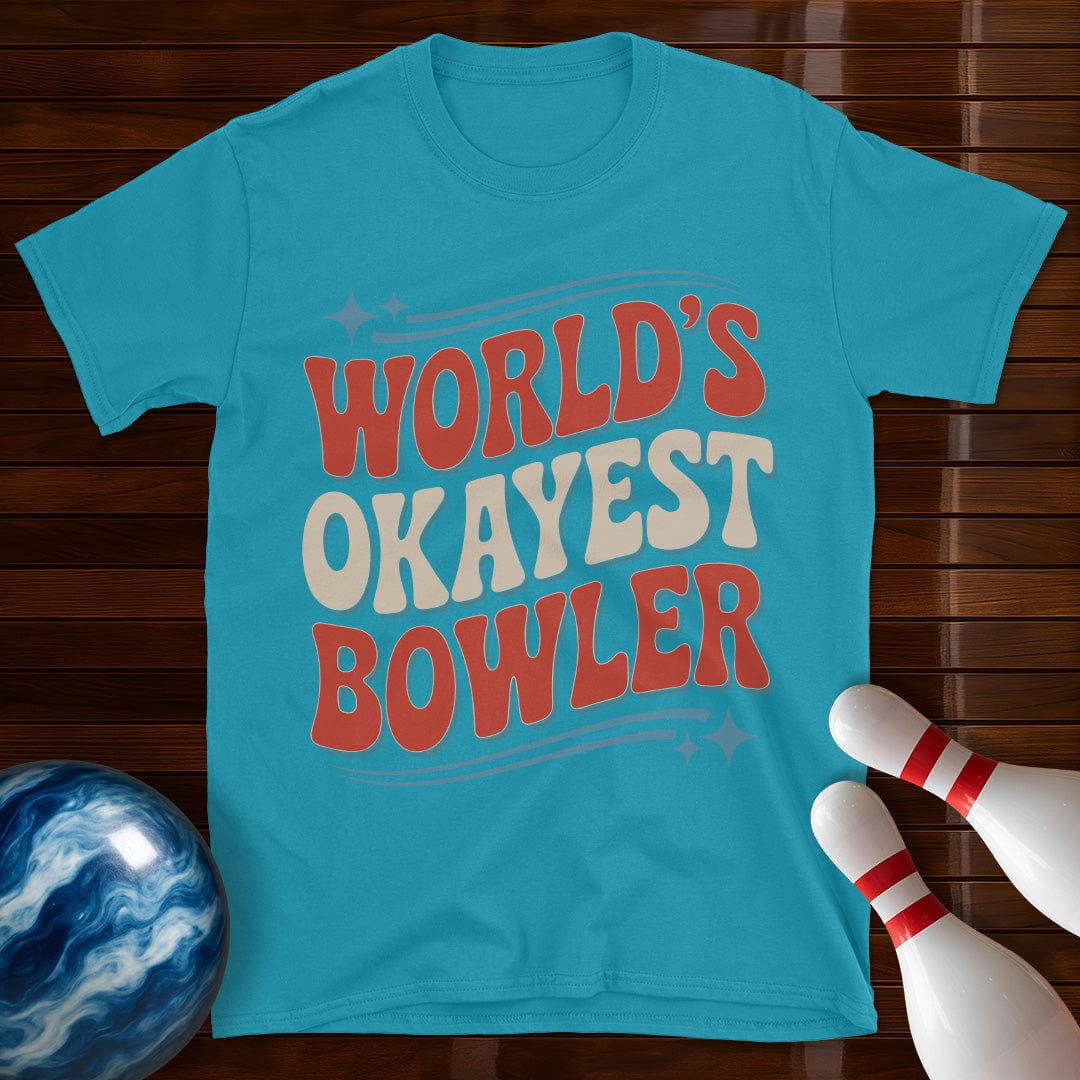 World's Okayest Bowler Funny Shirt