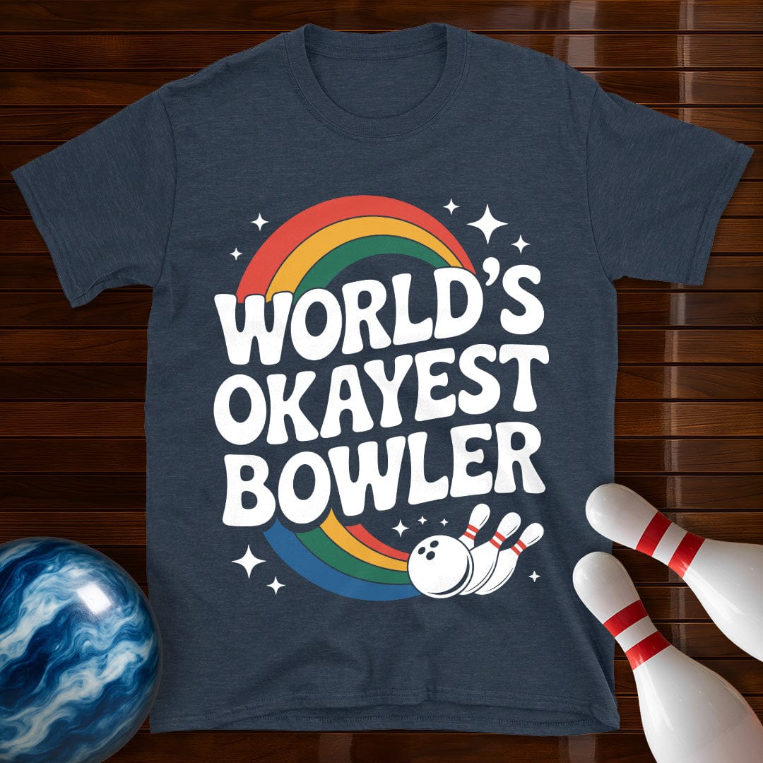 World's Okayest Bowler Retro Tee
