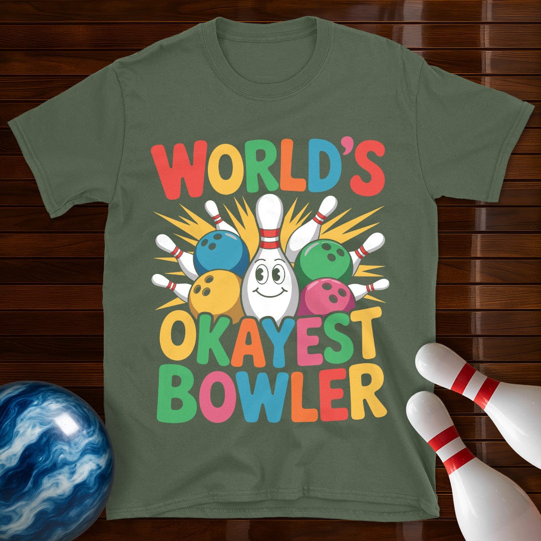 World's Okayest Bowler T-Shirt