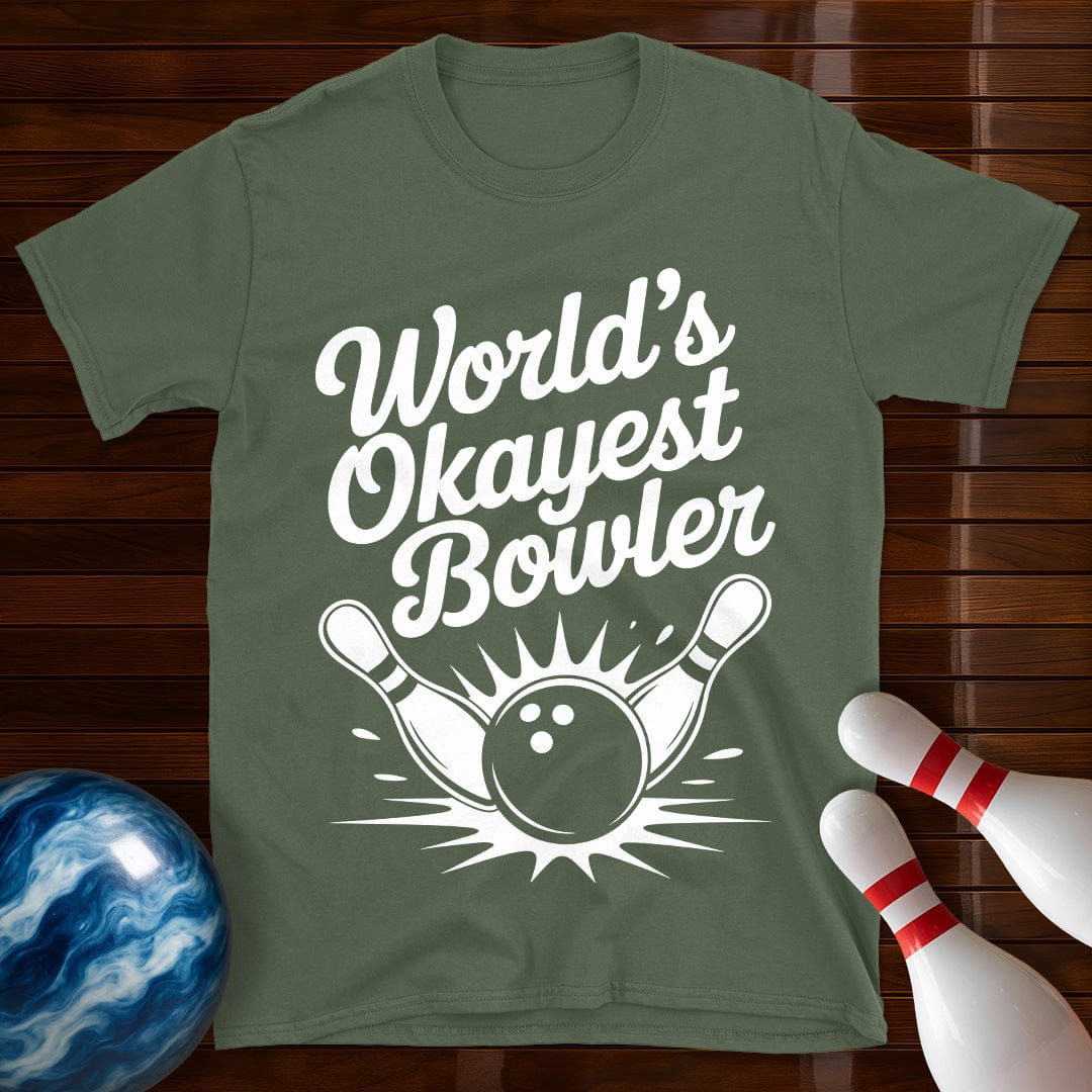 World's Okayest Bowler Tee