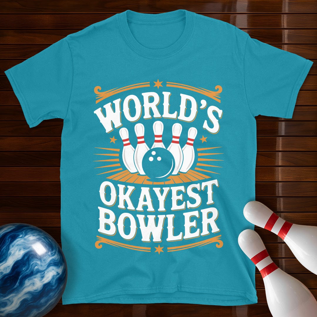 World's Okayest Bowler Vintage Tee