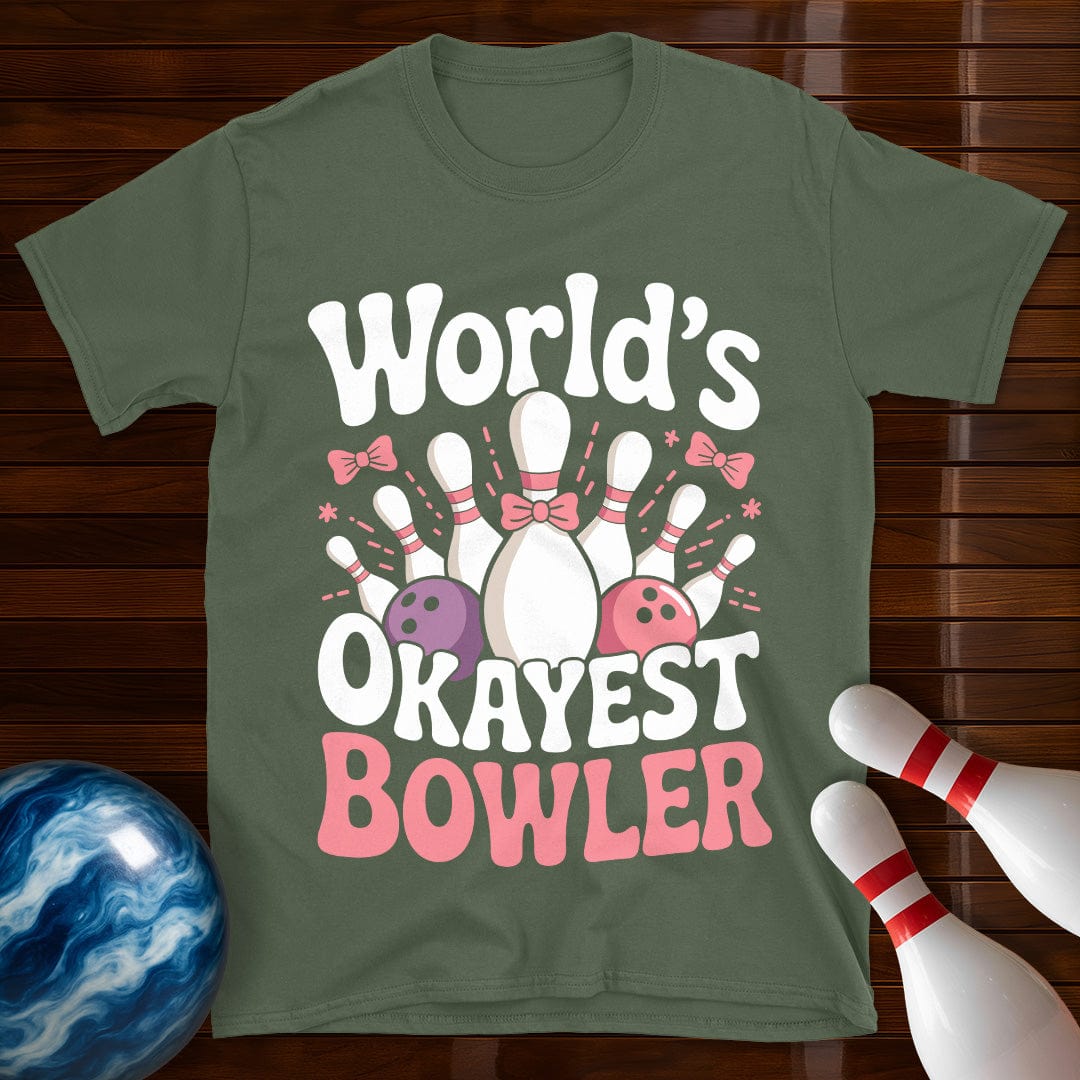 World's Okayest Bowler Women's T-Shirt