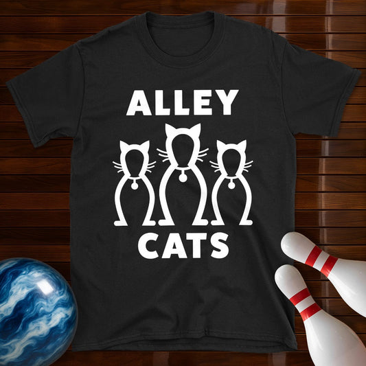Alley Cats Team Bowling T-Shirt