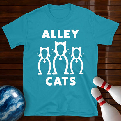 Alley Cats Team Bowling T-Shirt