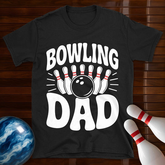 Bowling Dad Retro T-Shirt