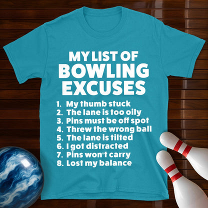 Bowling Excuses T-Shirt