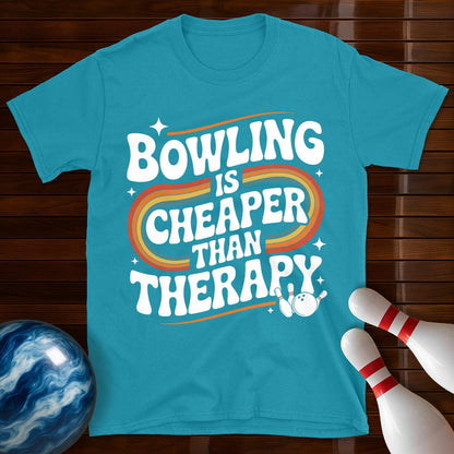 Bowling Is Cheaper Than Therapy Shirt