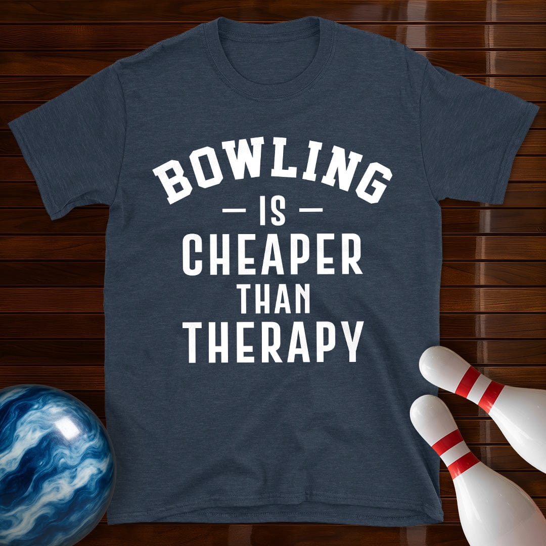 Bowling Is Cheaper Than Therapy T-Shirt
