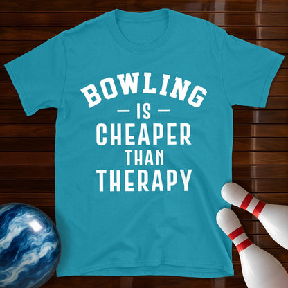Bowling Is Cheaper Than Therapy T-Shirt
