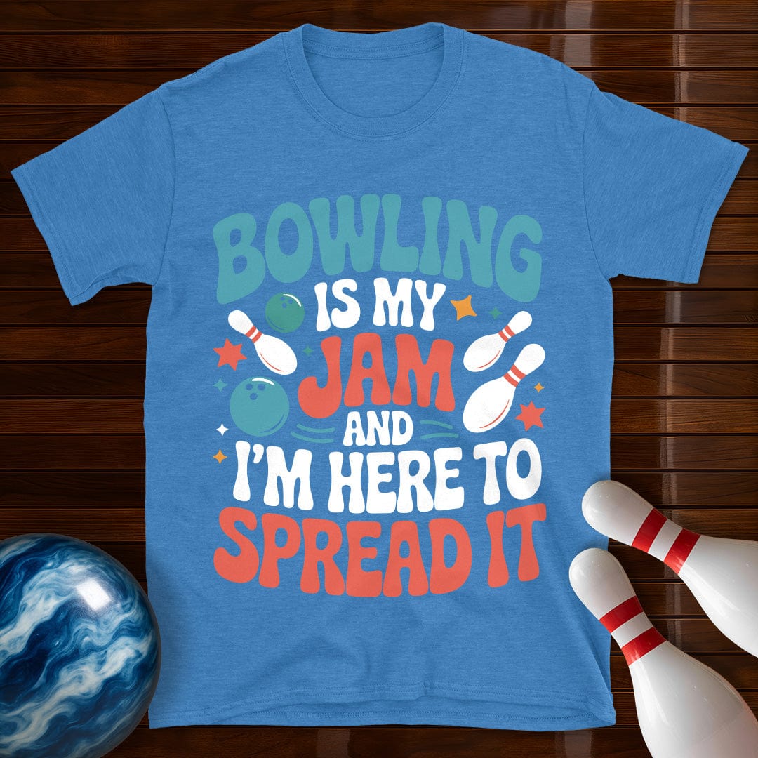 Bowling Is My Jam Funny Bowling T-Shirt