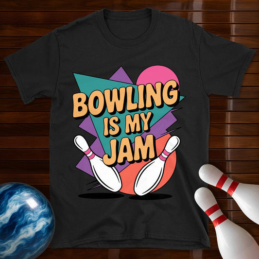 Bowling Is My Jam Vintage Bowling Tee