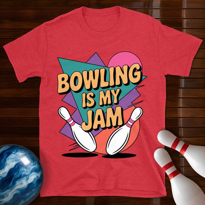 Bowling Is My Jam Vintage Bowling Tee