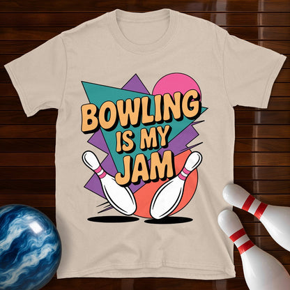 Bowling Is My Jam Vintage Bowling Tee